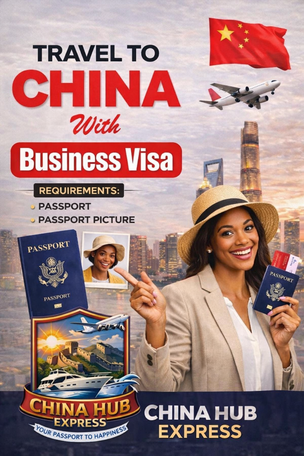 Business Visa requirements: Passport and passport picture